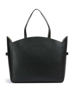 K/Circle Shopper 15″ fein genarbtes Rindsleder schwarz