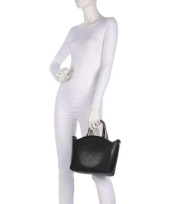 K/Circle Small Handtasche fein genarbtes Rindsleder schwarz