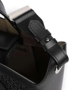 K/Circle Small Handtasche fein genarbtes Rindsleder schwarz