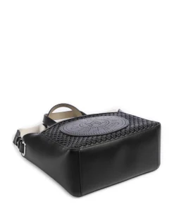 K/Circle Small Handtasche fein genarbtes Rindsleder schwarz