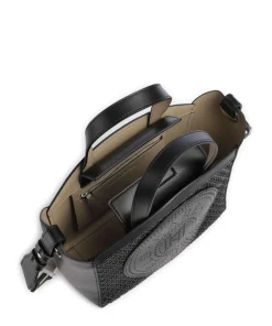 K/Circle Small Handtasche fein genarbtes Rindsleder schwarz