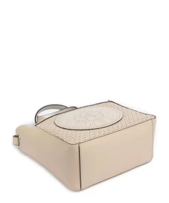 K/Circle Small Handtasche fein genarbtes Rindsleder beige