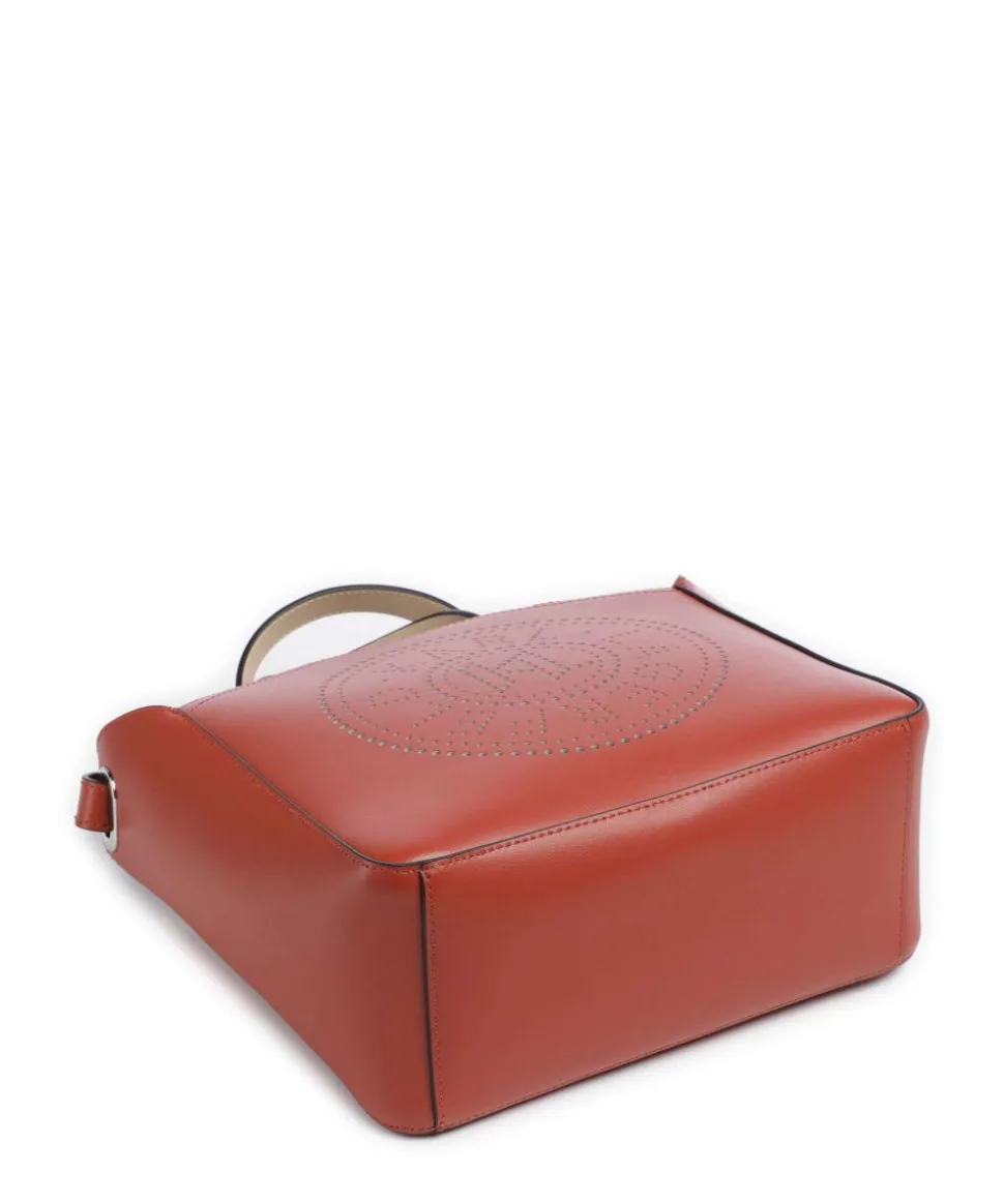 K/Circle Small Handtasche fein genarbtes Rindsleder bernstein