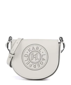 K/Circle Umhängetasche fein genarbtes Rindsleder elfenbein