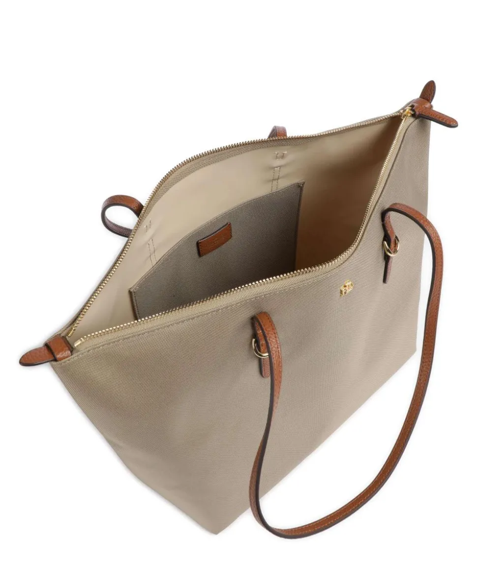 Keaton 31 Shopper recyceltes Leder beige