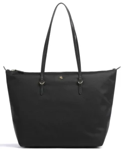 Keaton 31 Shopper recyceltes Leder schwarz