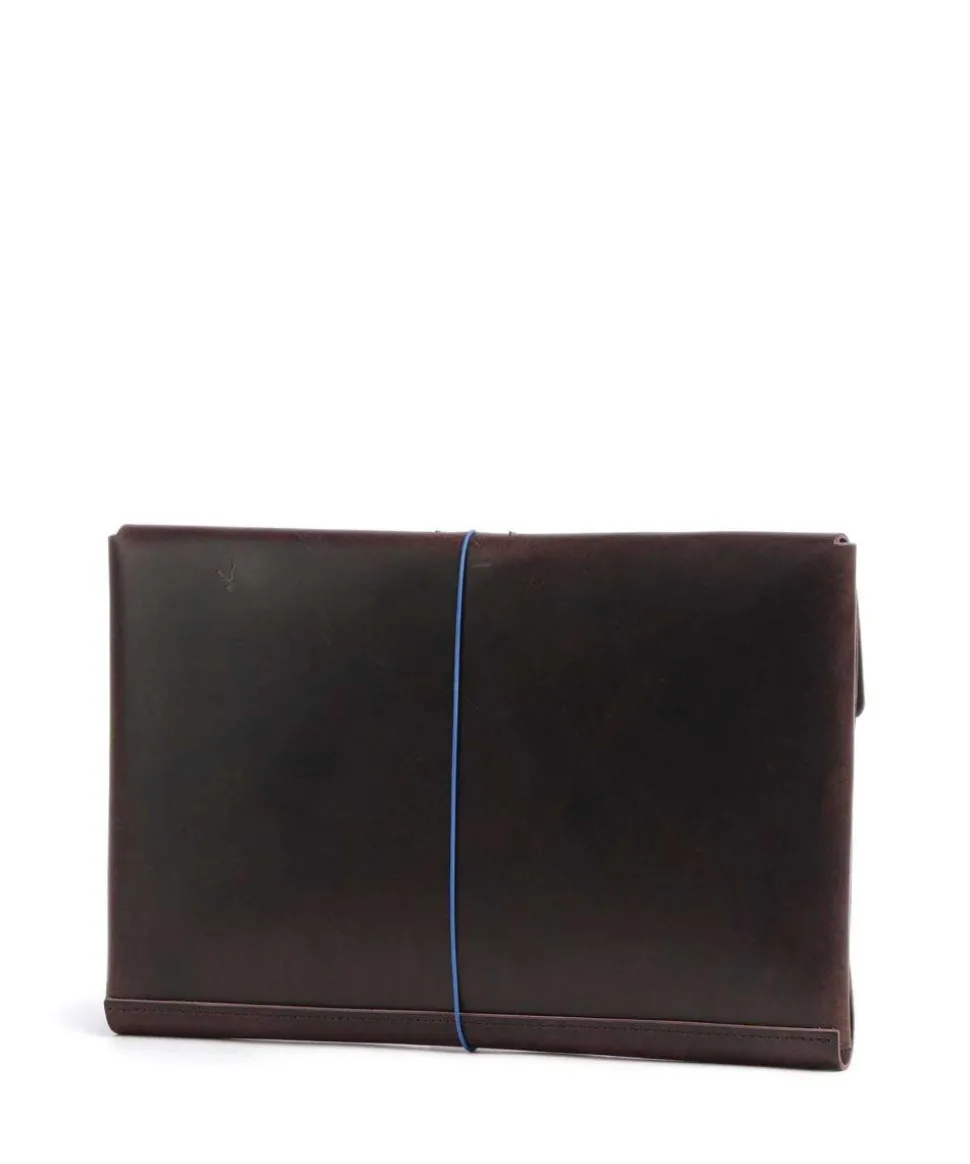 Keeper Laptophülle fein genarbtes Rindsleder dunkelbraun