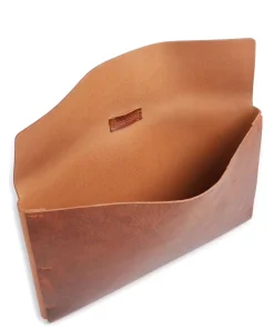 Keeper Laptophülle fein genarbtes Rindsleder braun