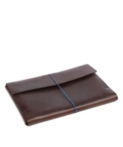 Keeper Laptophülle genarbtes Rindsleder dunkelbraun