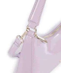 Kelly Schultertasche Lederimitat lavendel
