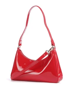 Kelly Schultertasche Lederimitat rot