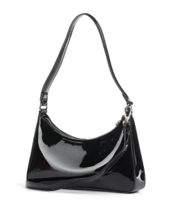 Kelly Schultertasche Lederimitat schwarz