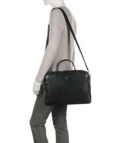 Kenley Charles Aktentasche 15″ Büffelleder schwarz