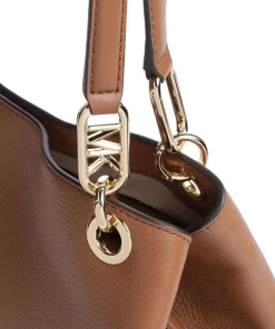 Kensington Large Beuteltasche genarbtes Rindsleder braun