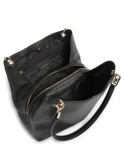 Kensington Large Beuteltasche genarbtes Rindsleder schwarz