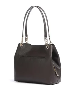 Kensington Large Beuteltasche genarbtes Rindsleder dunkelbraun