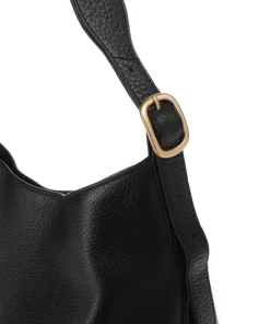 Kensington Place Beuteltasche genarbtes Rindsleder schwarz