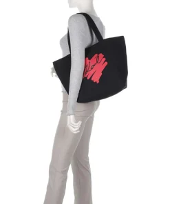 K/Hearts Shopper Canvas schwarz