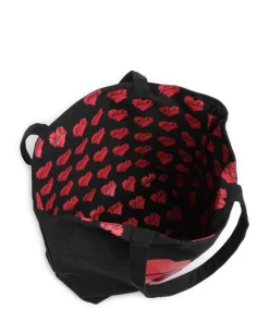 K/Hearts Shopper Canvas schwarz