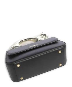 K/Ikon Choupette Handtasche fein genarbtes Rindsleder schwarz