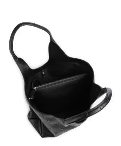 K/Ikon Monogram Medium Shopper Lederimitat schwarz