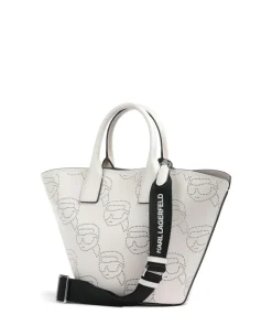 K/Ikonik Handtasche fein genarbtes Rindsleder creme