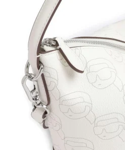 K/Ikonik Mono Beuteltasche Lederimitat creme