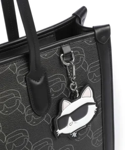 K/Ikonik Mono Shopper Lederimitat schwarz