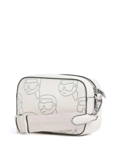 K/Ikonik Umhängetasche fein genarbtes Rindsleder creme