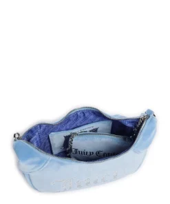 Kimberly S Schultertasche Samtgewebe hellblau