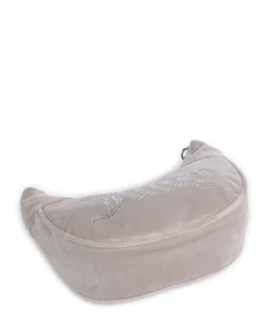 Kimberly S Schultertasche Samtgewebe hellgrau