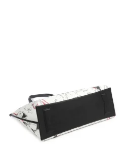 K/Karl Shopper 14″ Lederimitat creme