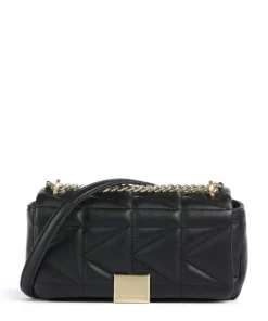 K/Kuilt Small Schultertasche Schafsleder schwarz