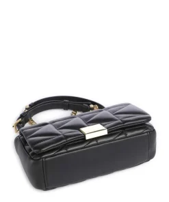 K/Kuilt Small Schultertasche Schafsleder schwarz