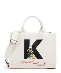 KL x Disney Medium Handtasche Canvas creme