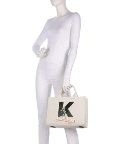 KL x Disney Medium Handtasche Canvas creme