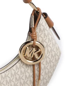 Koa Medium Schultertasche Lederimitat creme