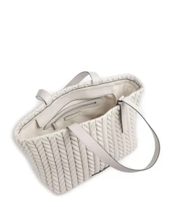 K/Pillow Shopper Lederimitat elfenbein