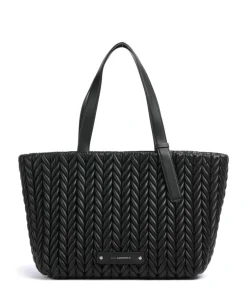 K/Pillow Shopper Lederimitat schwarz