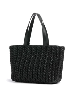 K/Pillow Shopper Lederimitat schwarz