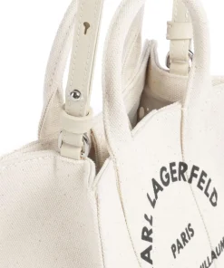 K/Rue St Guillaume Mini Umhängetasche Canvas creme