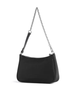 K/Rue St Guillaume Schultertasche recyceltes Polyamid schwarz