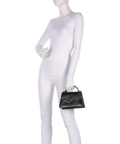 K/Signature 2.0 Small Handtasche Rindsleder schwarz