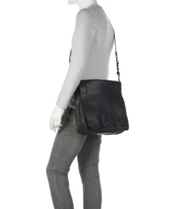 Kuriertasche Rindsleder anthrazit