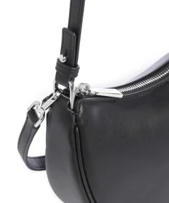 Kyla Schultertasche fein genarbtes Rindsleder schwarz