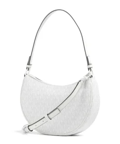 Kyla Small Schultertasche Lederimitat weiß