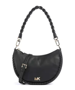 Kyla Small Schultertasche fein genarbtes Rindsleder schwarz