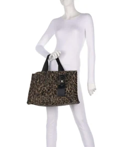 L Handtasche Polyester braun