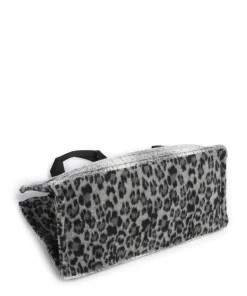 L Handtasche Polyester grau/schwarz