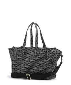 La Gio Shopper Canvas blau/beige